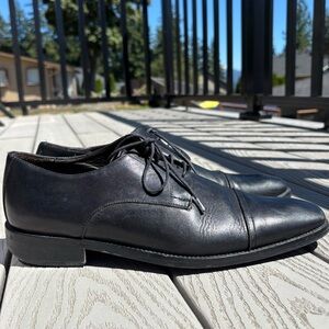 To Boot New York Adam Derrick Black Leather Lace Up Oxford Shoes Men's S…